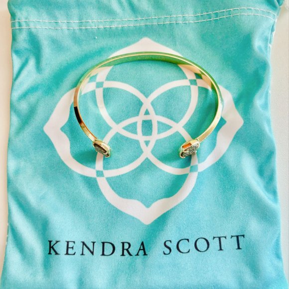 Kendra Scott Elton Bracelet in "Platinum" Drusy - Picture 5 of 5